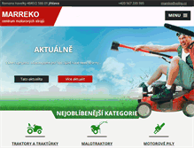 Tablet Screenshot of marreko.cz